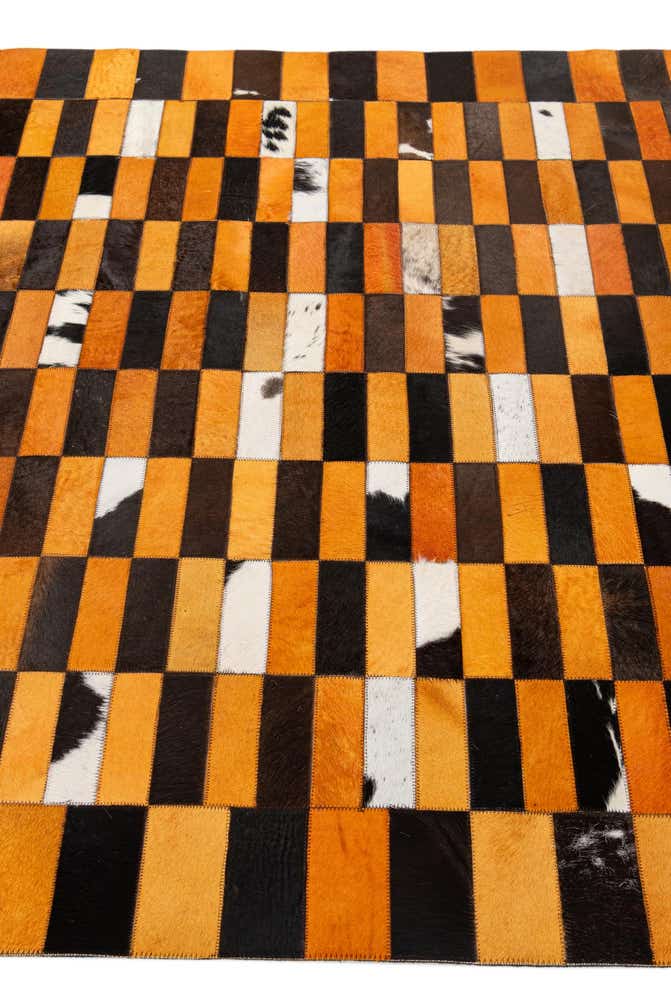 5' 1 x 7' 11 Cowhide - Patchwork Rug