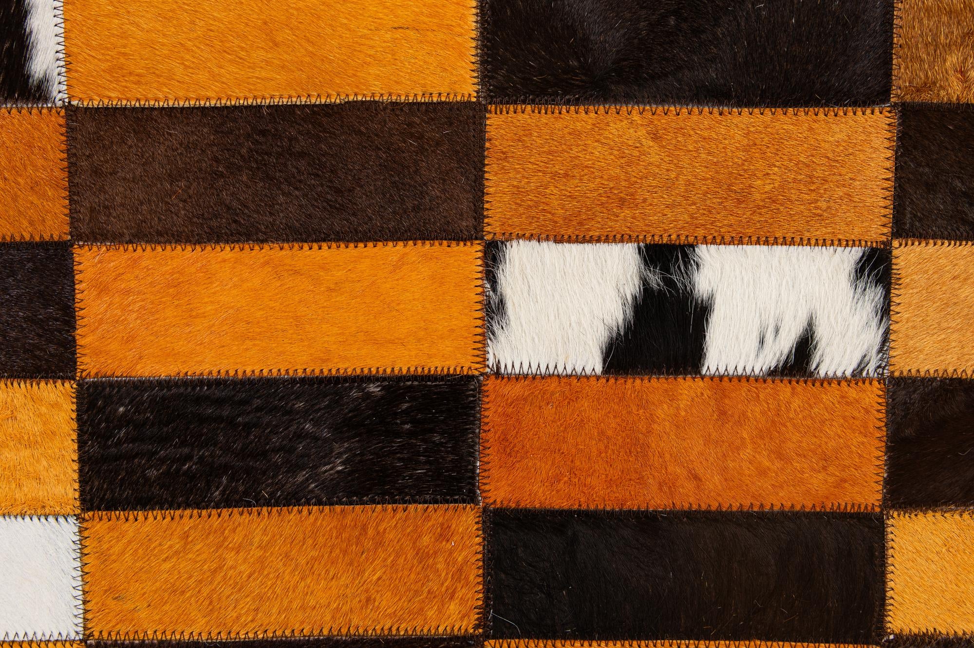 5' 1 x 7' 11 Cowhide - Patchwork Rug