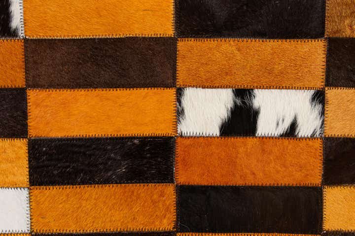 5' 1 x 7' 11 Cowhide - Patchwork Rug
