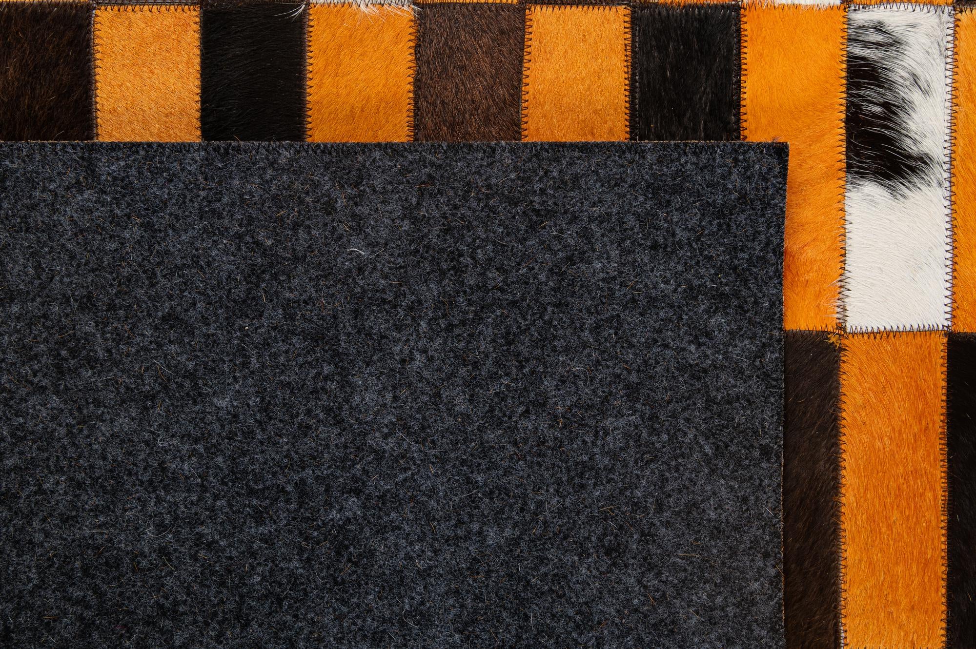 5' 1 x 7' 11 Cowhide - Patchwork Rug