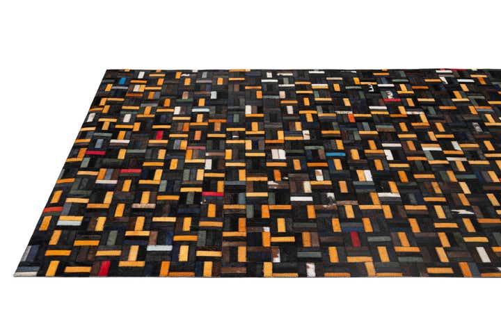 5' 1 x 7' 11 Cowhide - Patchwork Rug