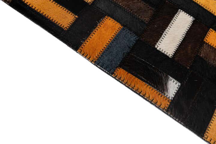 5' 1 x 7' 11 Cowhide - Patchwork Rug
