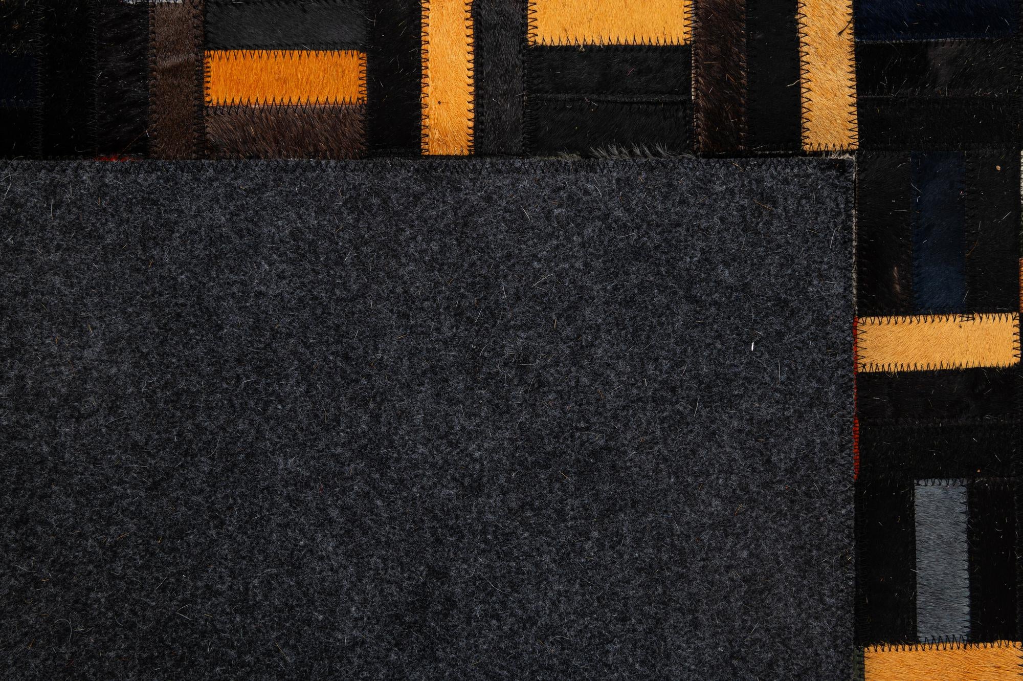 5' 1 x 7' 11 Cowhide - Patchwork Rug