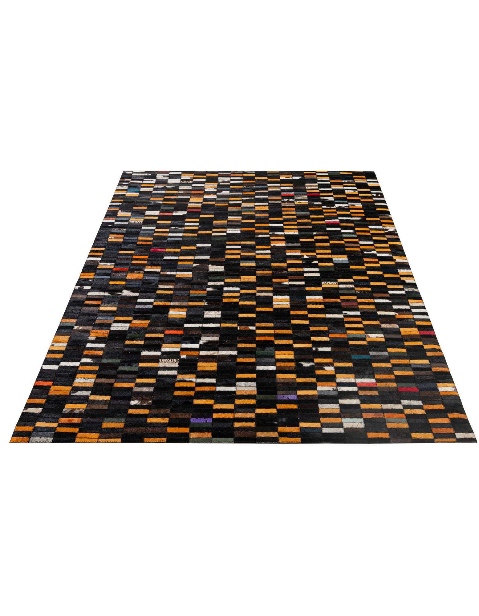 5' 2 x 8' Cowhide - Patchwork Rug