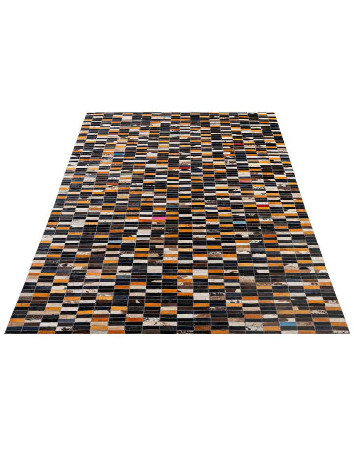 4' 11 x 7' 11 Cowhide - Patchwork Rug