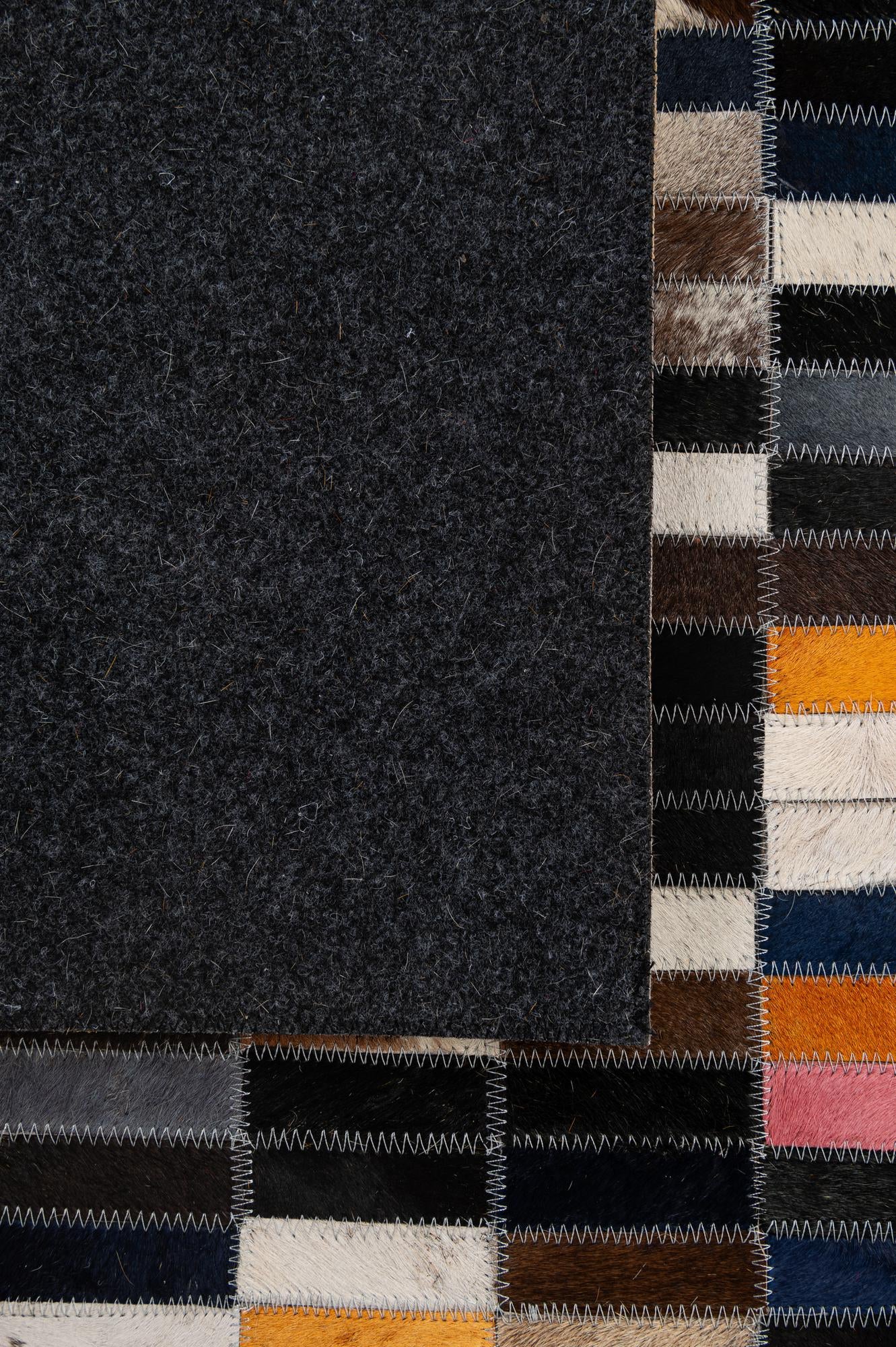 4' 11 x 7' 11 Cowhide - Patchwork Rug