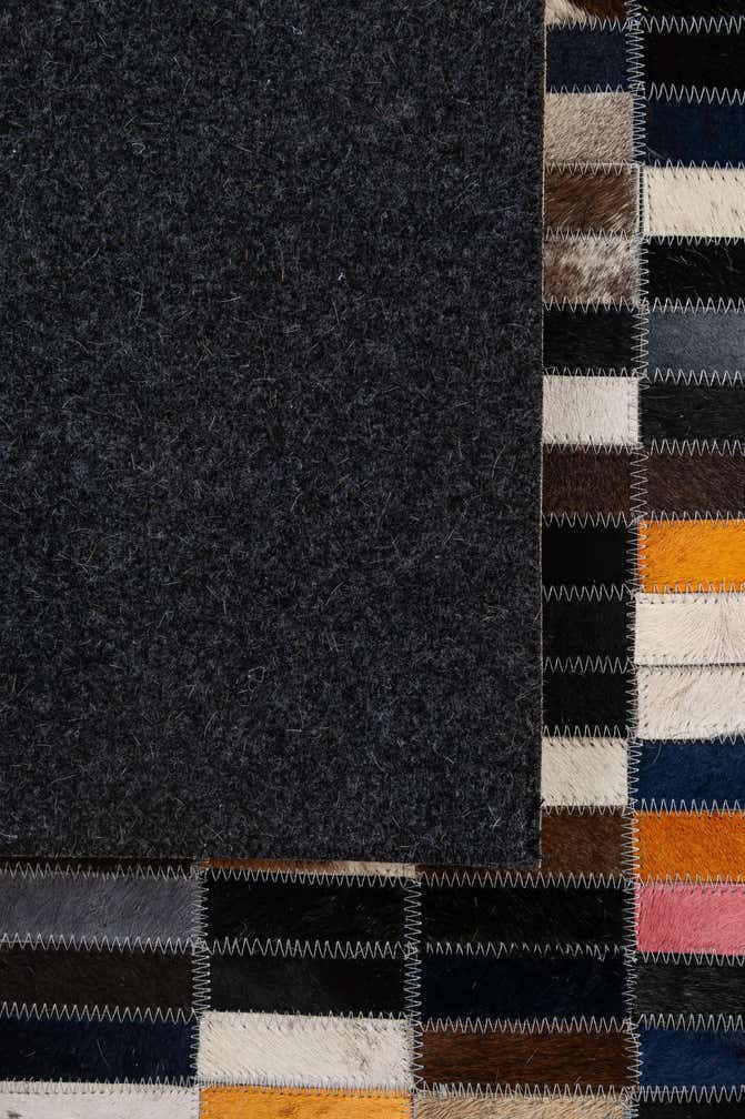 4' 11 x 7' 11 Cowhide - Patchwork Rug