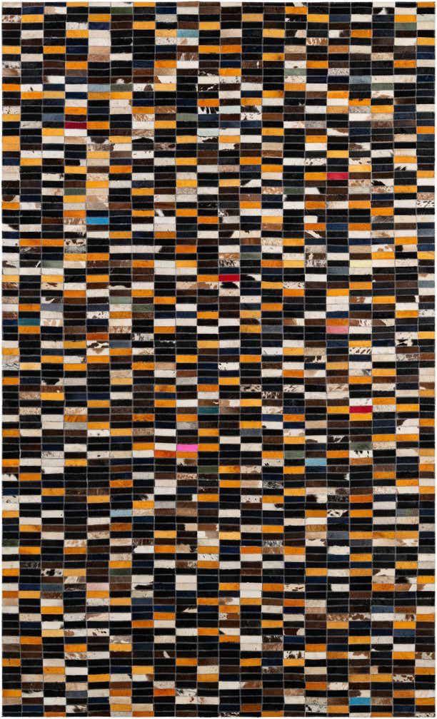 4' 11 x 7' 11 Cowhide - Patchwork Rug