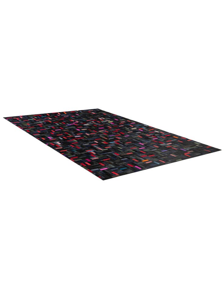 Detail image of 5' x 7' 11 Cowhide - Patchwork Rug