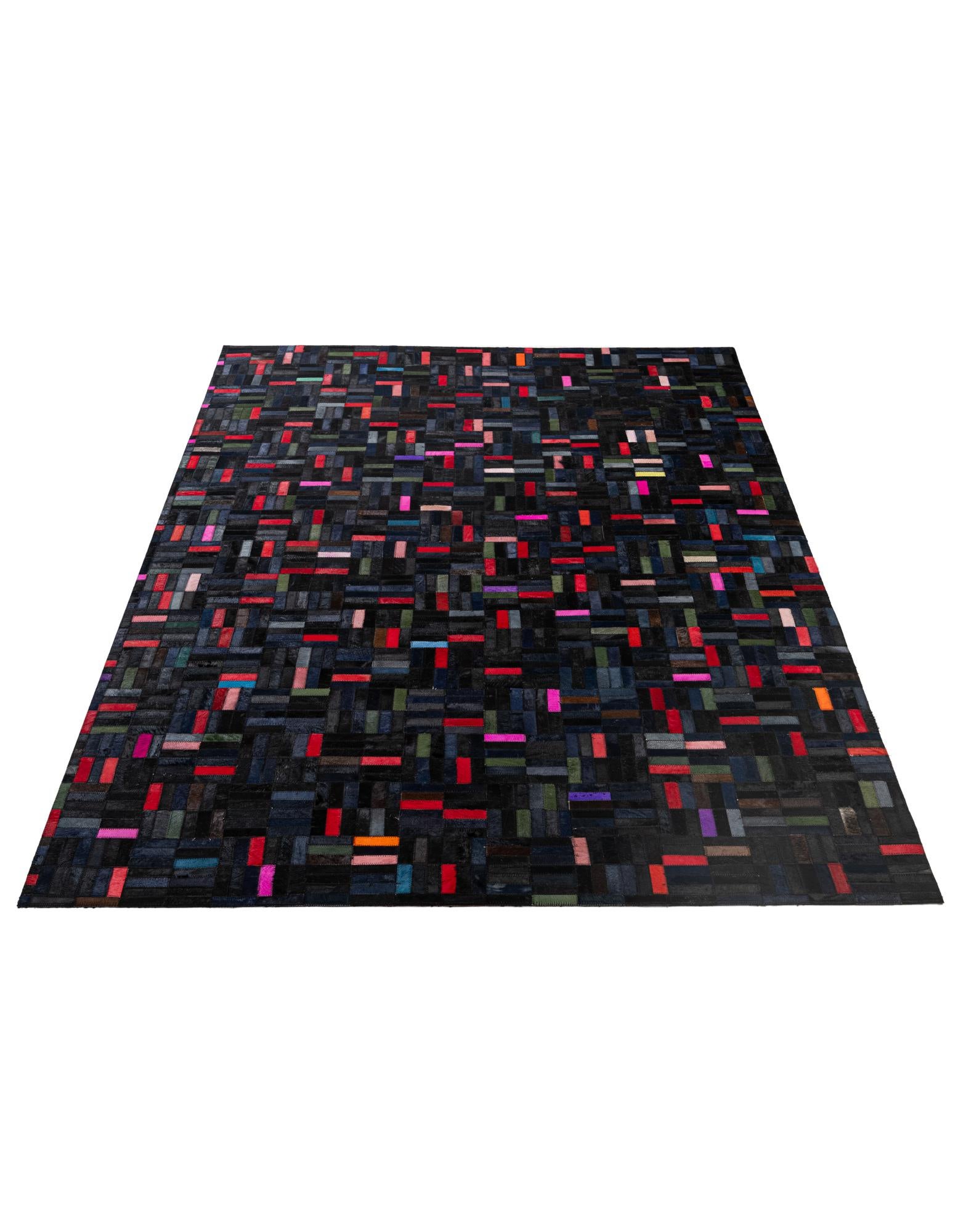 5' x 7' 11 Cowhide - Patchwork Rug