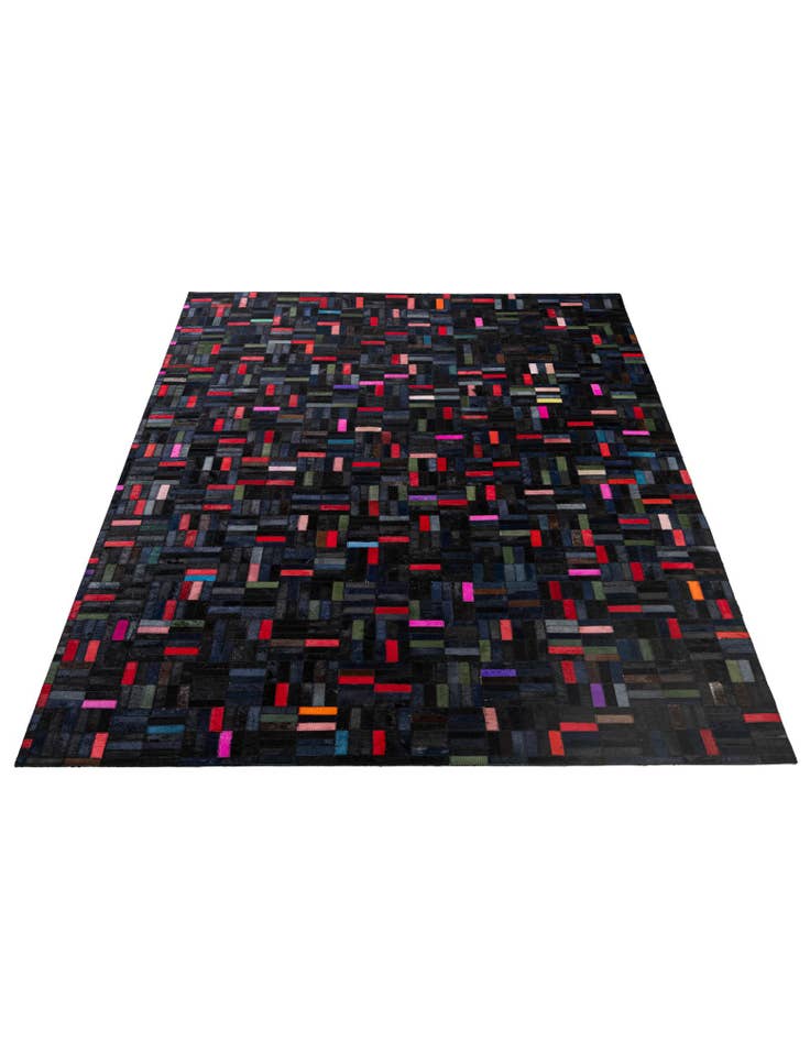 Detail image of 5' x 7' 11 Cowhide - Patchwork Rug