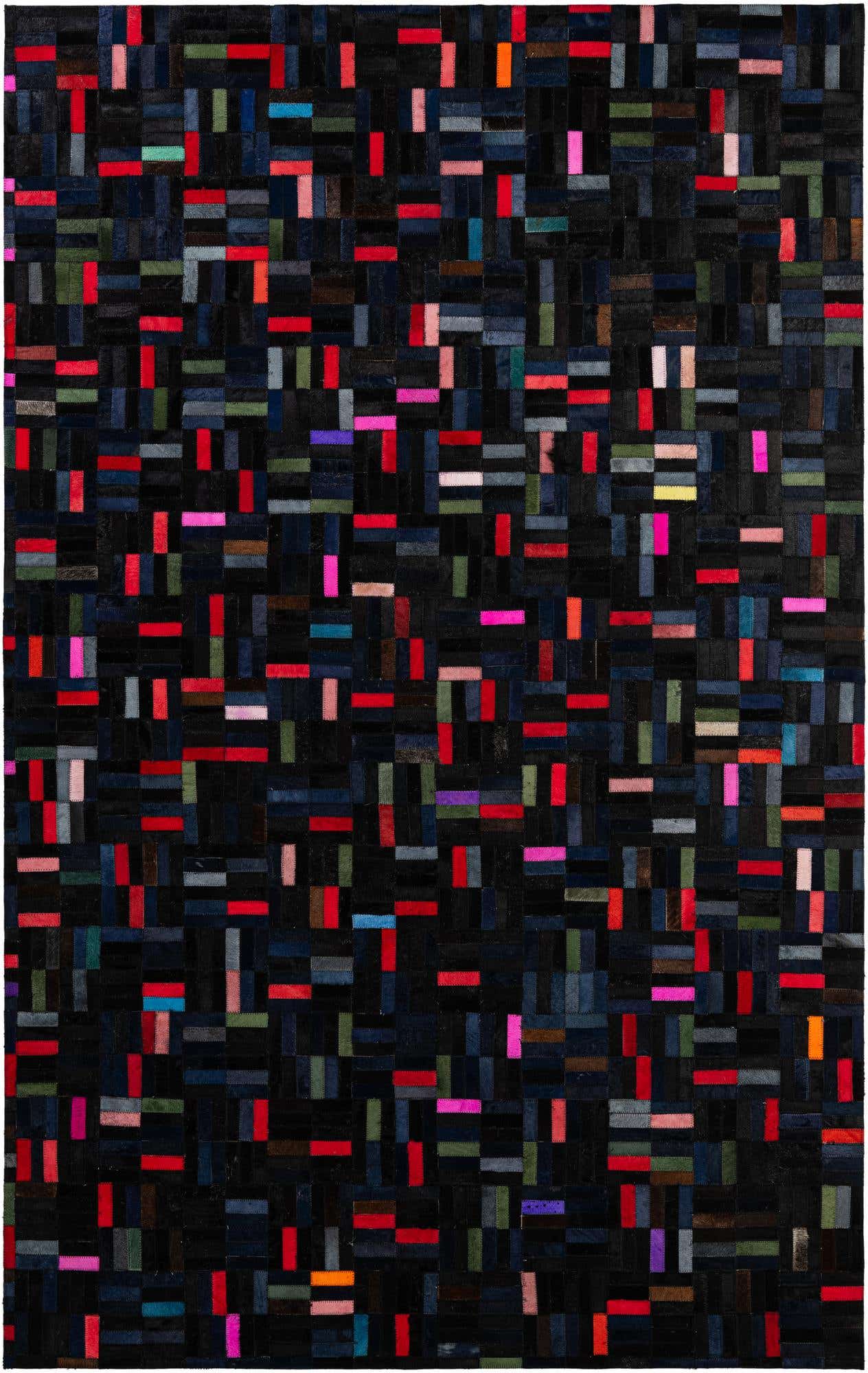 5' x 7' 11 Cowhide - Patchwork Rug