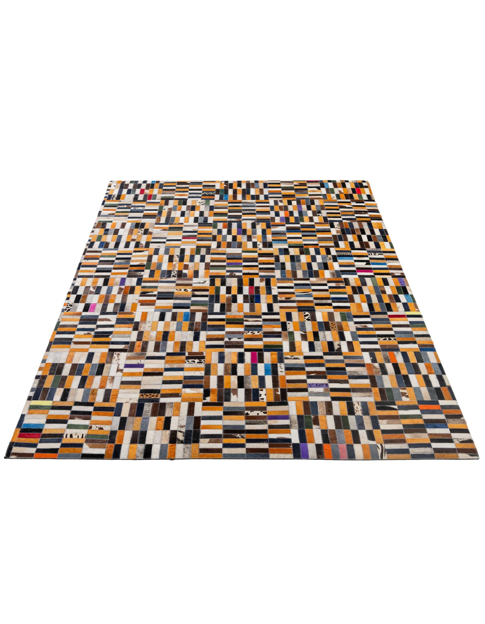 5' 1 x 7' 10 Cowhide - Patchwork Rug