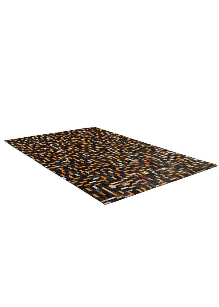 5' 2 x 8' 1 Cowhide - Patchwork Rug
