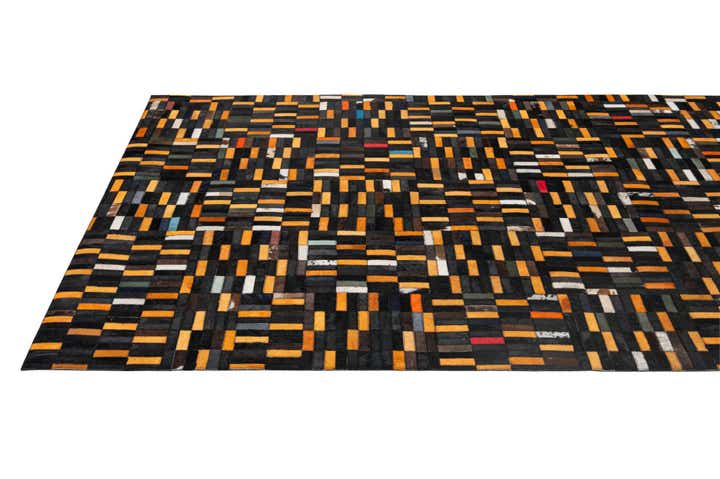 5' 2 x 8' 1 Cowhide - Patchwork Rug