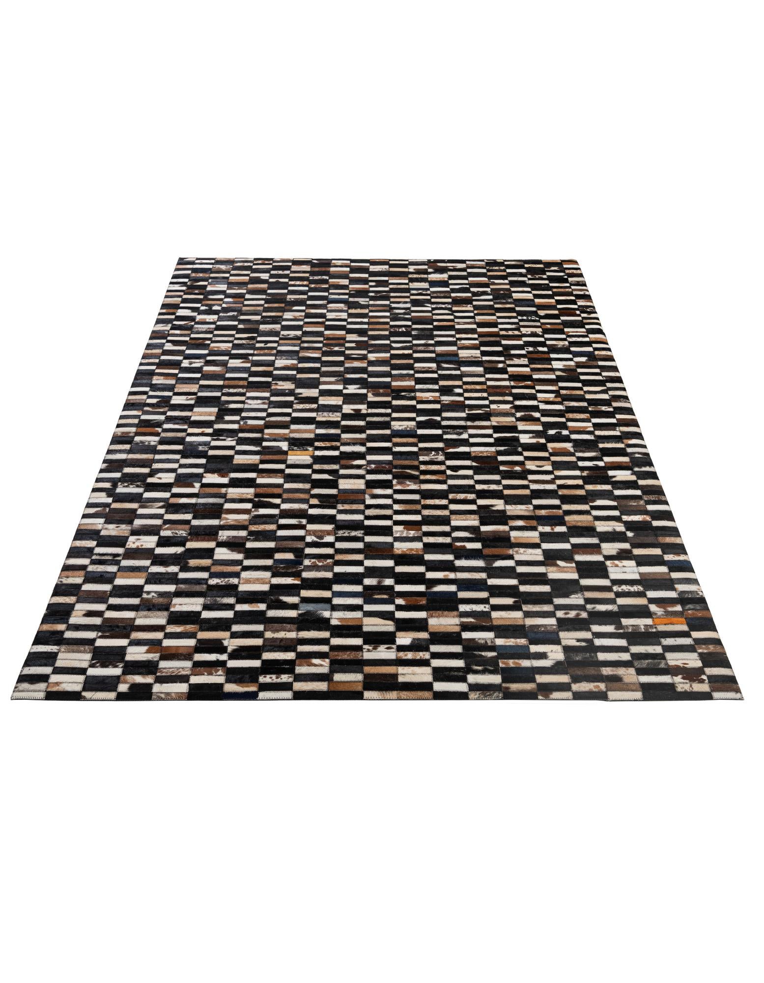 5' 2 x 8' Cowhide - Patchwork Rug