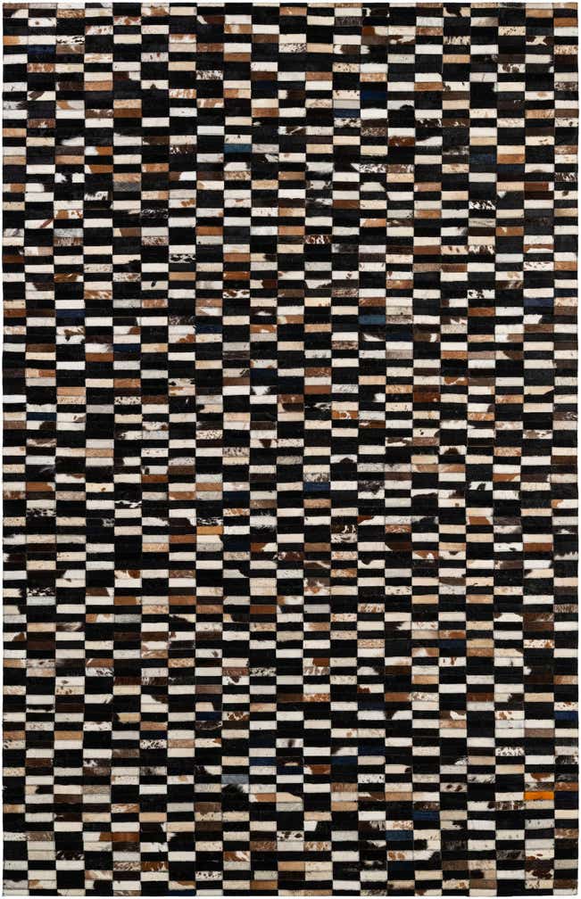 5' 2 x 8' Cowhide - Patchwork Rug