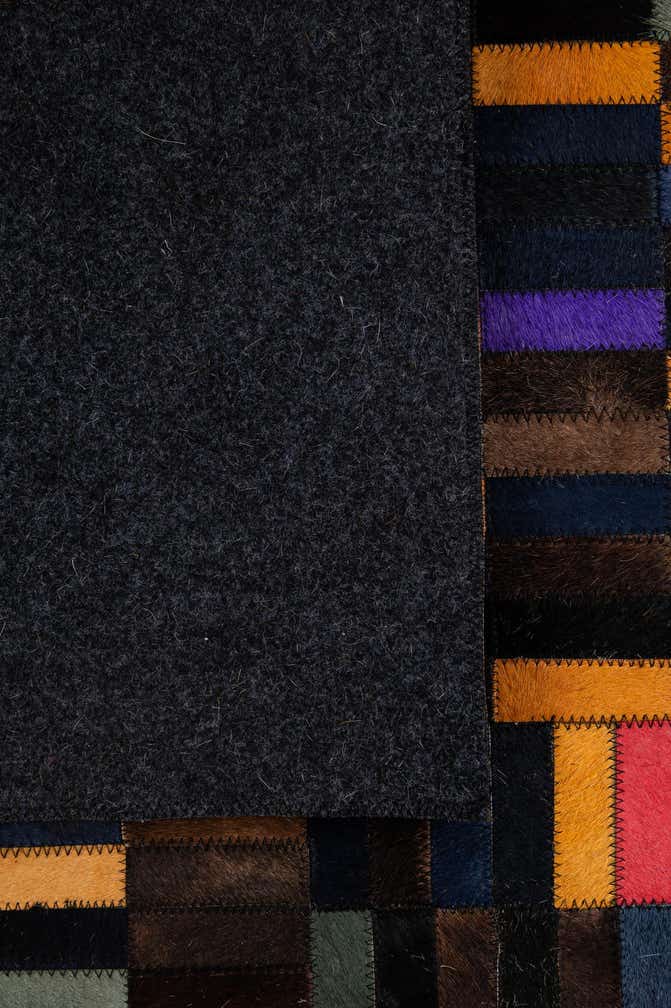 5' 1 x 8' Cowhide - Patchwork Rug