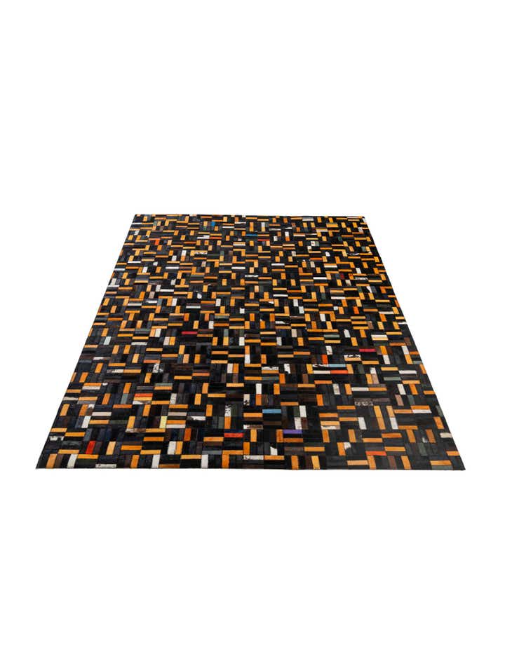 5' 2 x 8' 1 Cowhide - Patchwork Rug