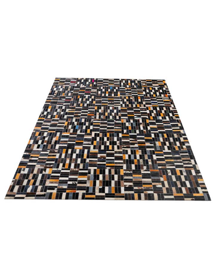 5' 1 x 8' 1 Cowhide - Patchwork Rug
