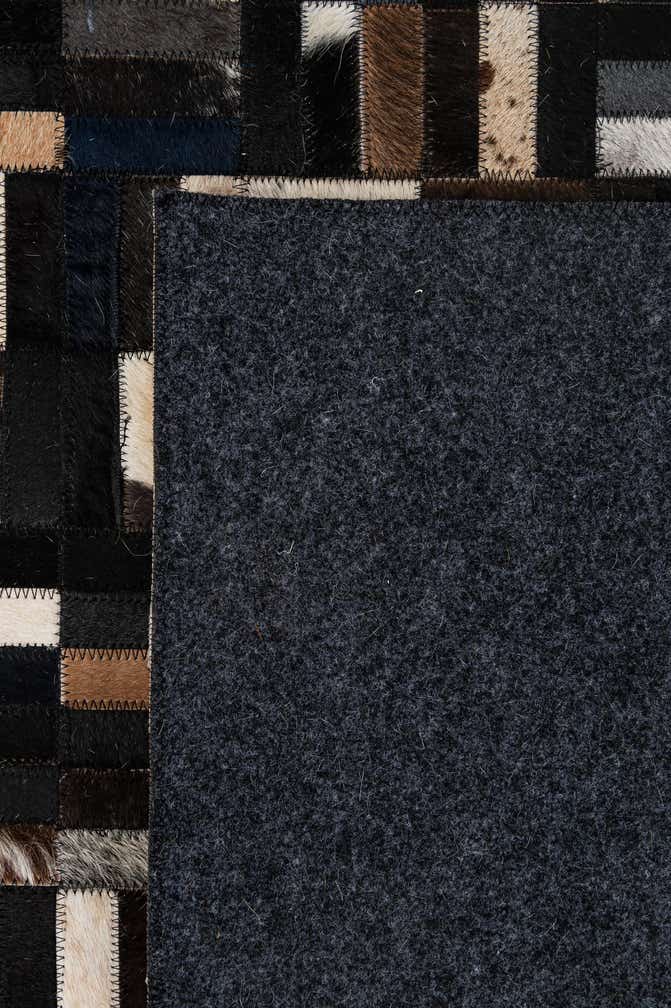 5' x 8' 1 Cowhide - Patchwork Rug