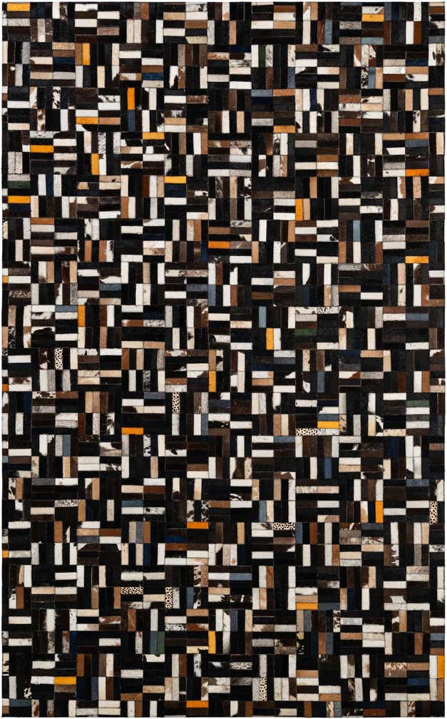 5' x 8' 1 Cowhide - Patchwork Rug