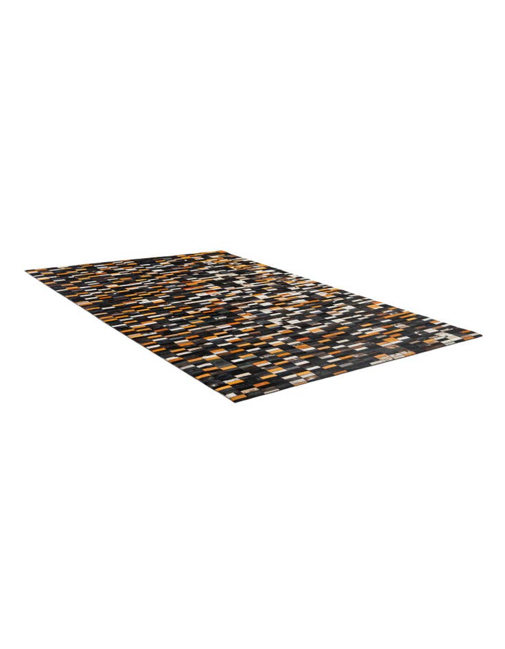 Detail image of 5' 3 x 7' 11 Cowhide - Patchwork Rug