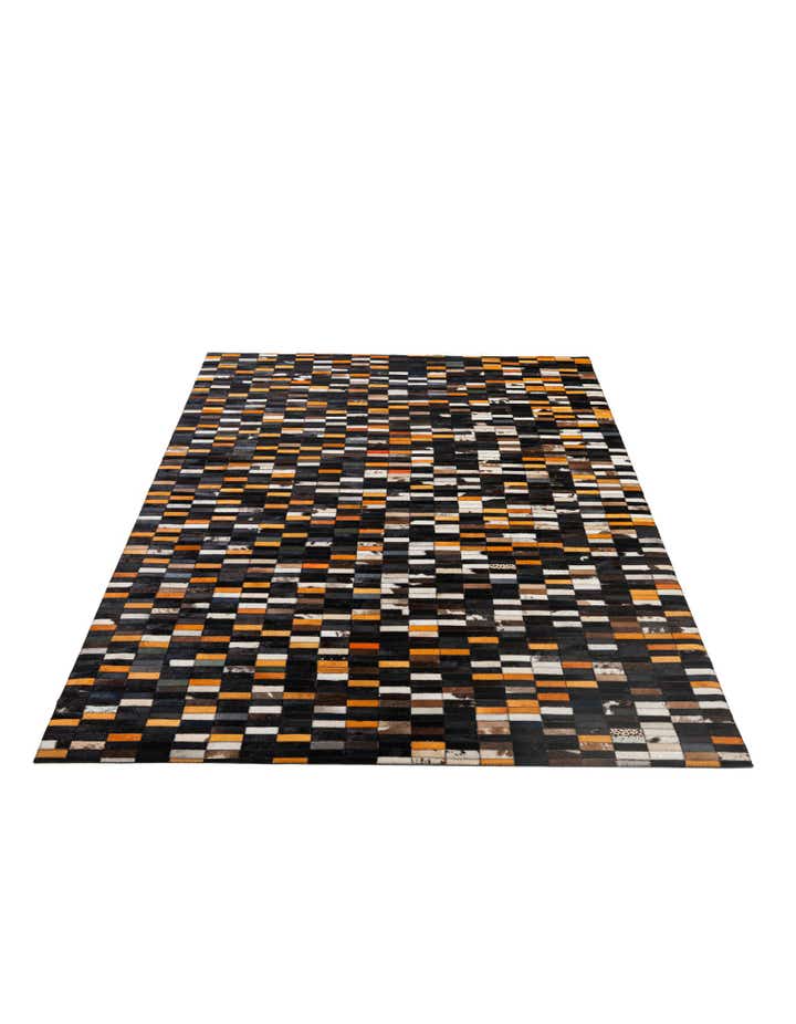 5' 3 x 7' 11 Cowhide - Patchwork Rug