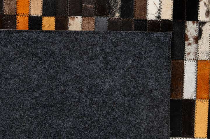 5' 3 x 7' 11 Cowhide - Patchwork Rug