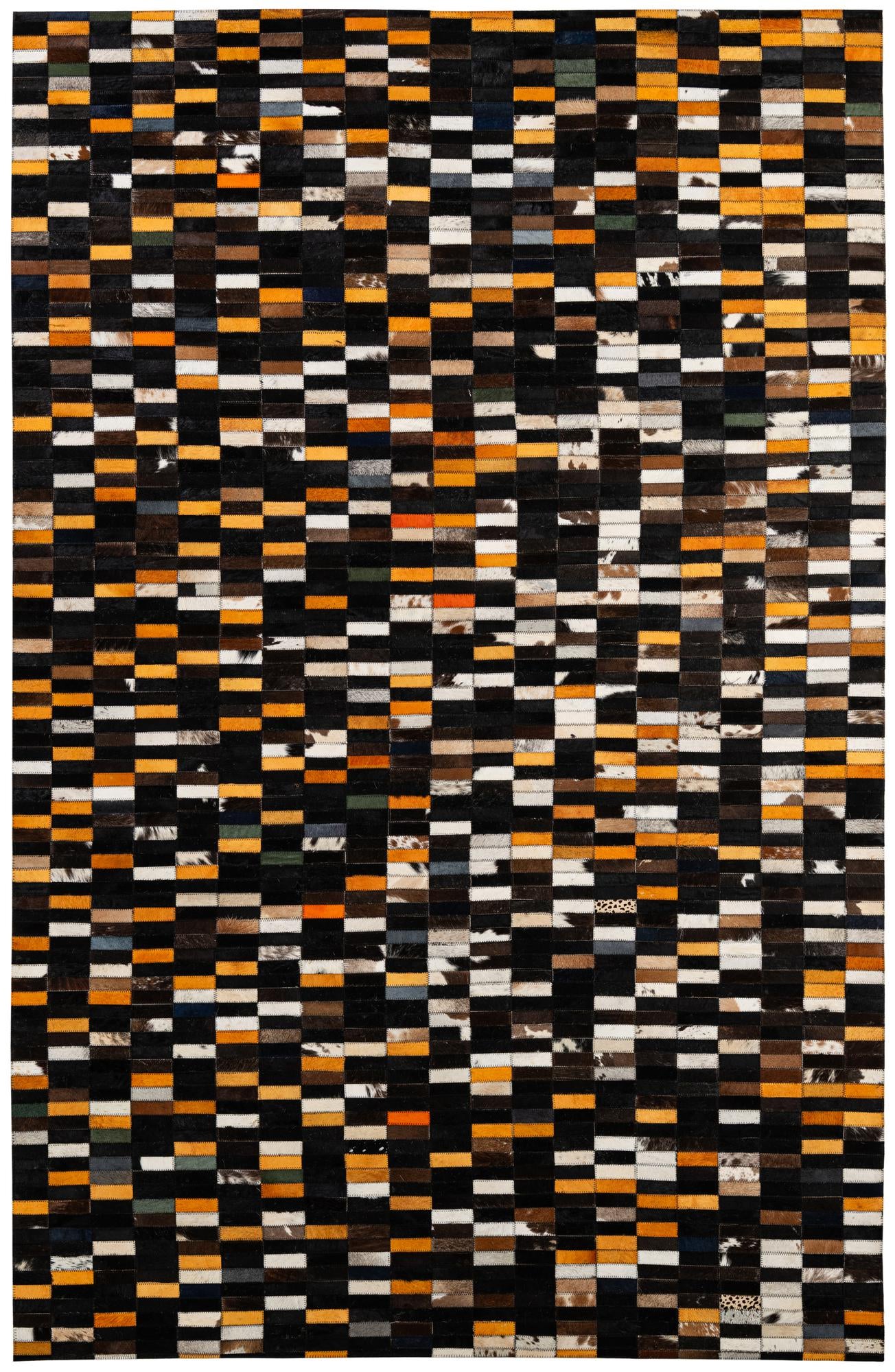 5' 3 x 7' 11 Cowhide - Patchwork Rug
