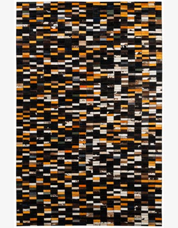 5' 3 x 7' 11 Cowhide - Patchwork Rug