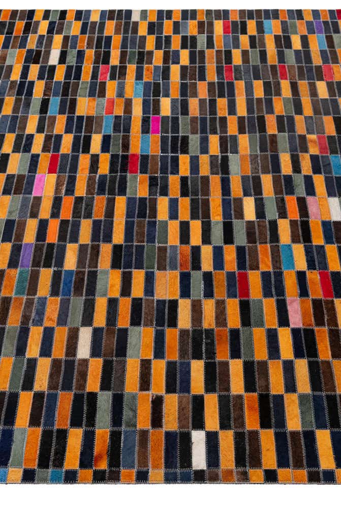 5' 1 x 7' 11 Cowhide - Patchwork Rug