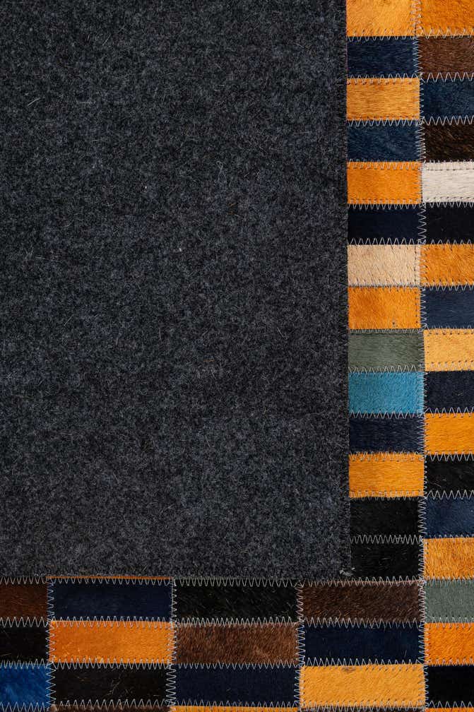 5' 1 x 8' Cowhide - Patchwork Rug