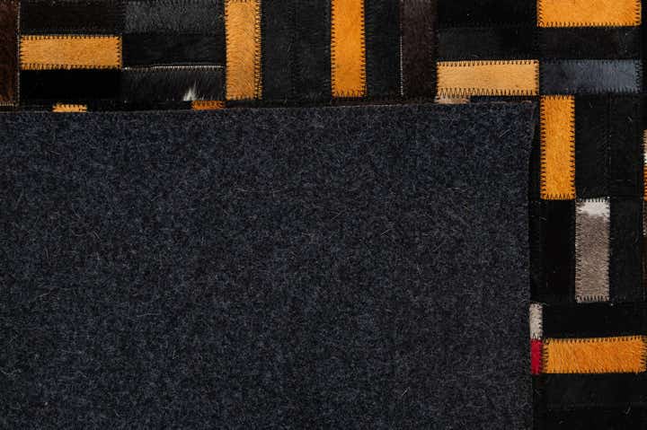 5' 1 x 8' 2 Cowhide - Patchwork Rug