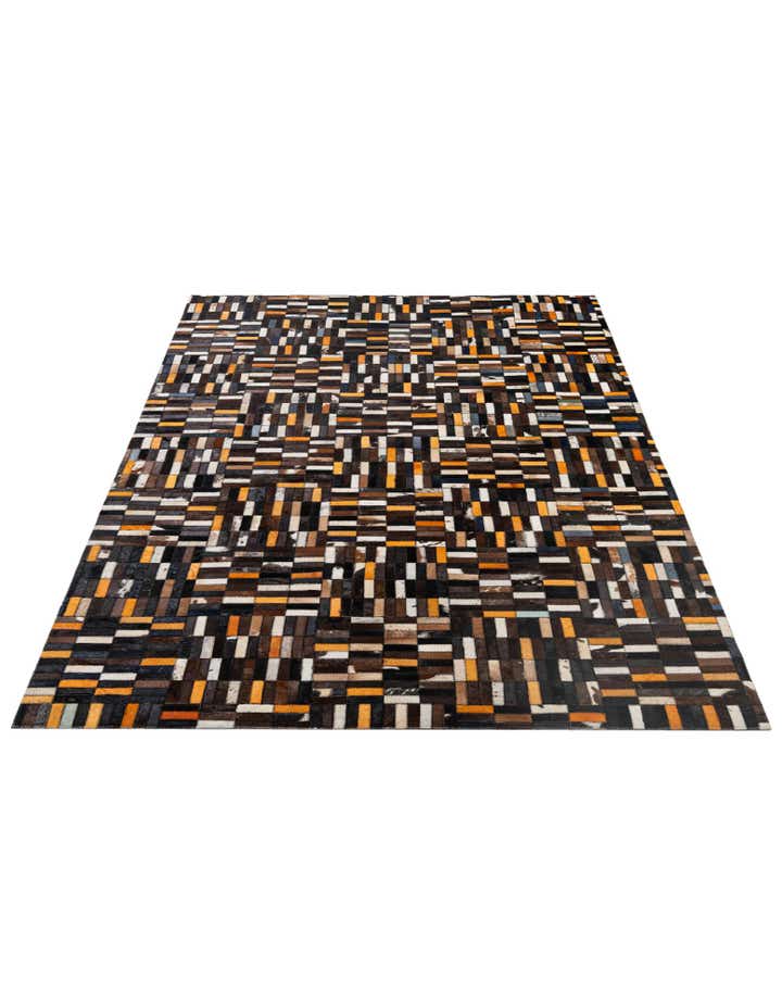5' 1 x 8' Cowhide - Patchwork Rug