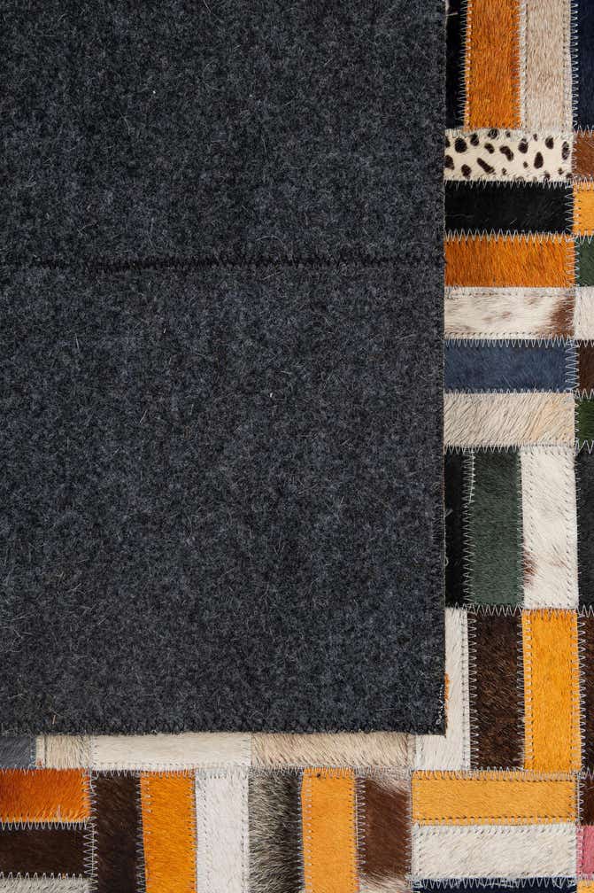 5' 1 x 8' 1 Cowhide - Patchwork Rug