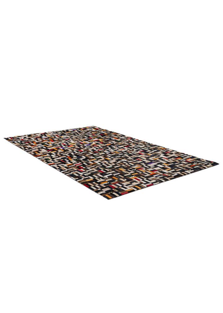 5' 1 x 8' 1 Cowhide - Patchwork Rug
