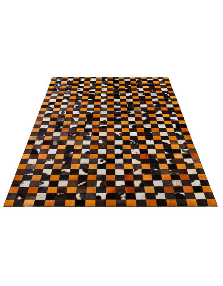 5' 2 x 8' Cowhide - Patchwork Rug