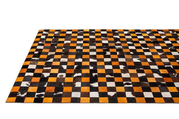 5' 2 x 8' Cowhide - Patchwork Rug