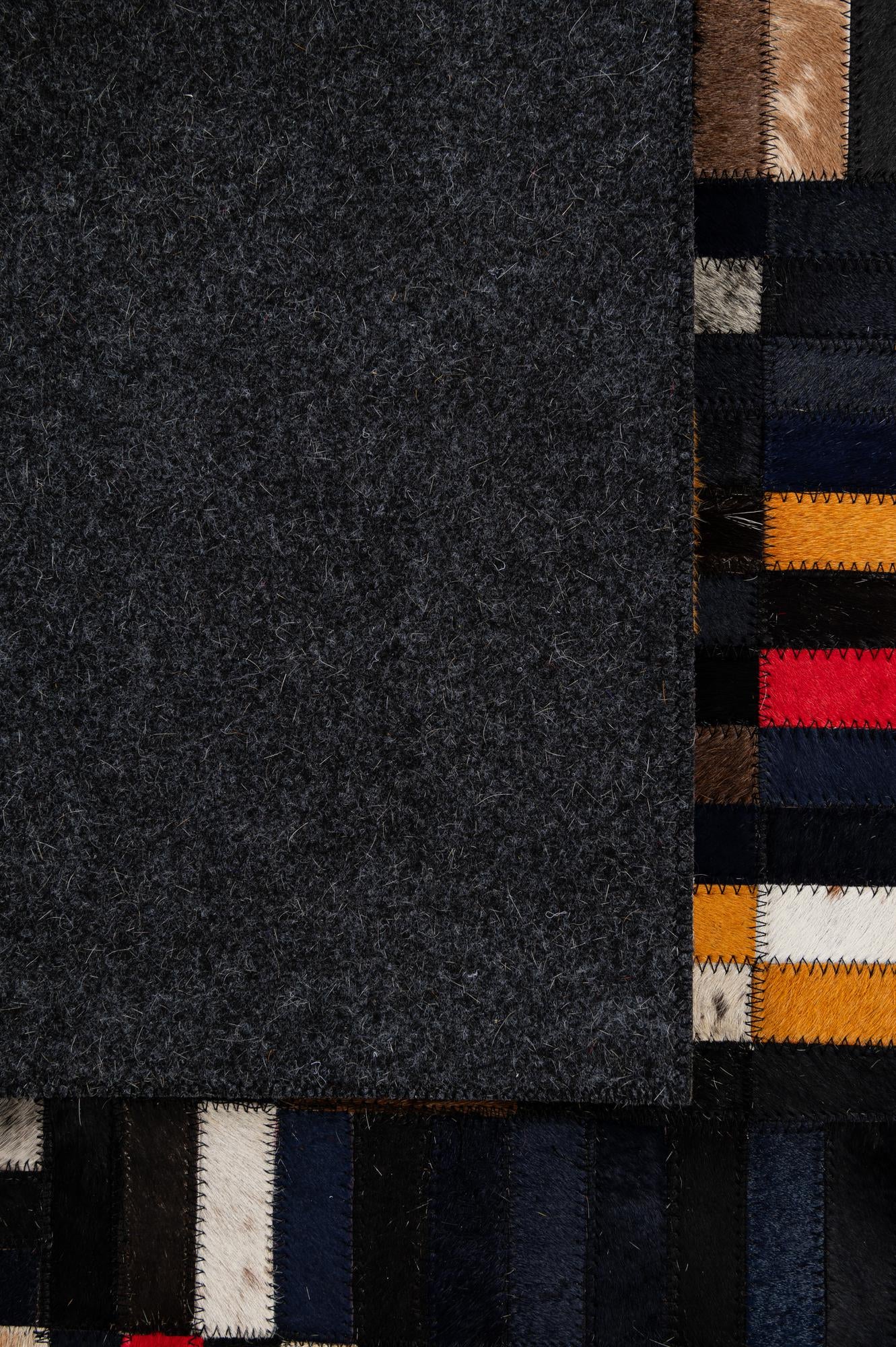 5' x 7' 11 Cowhide - Patchwork Rug