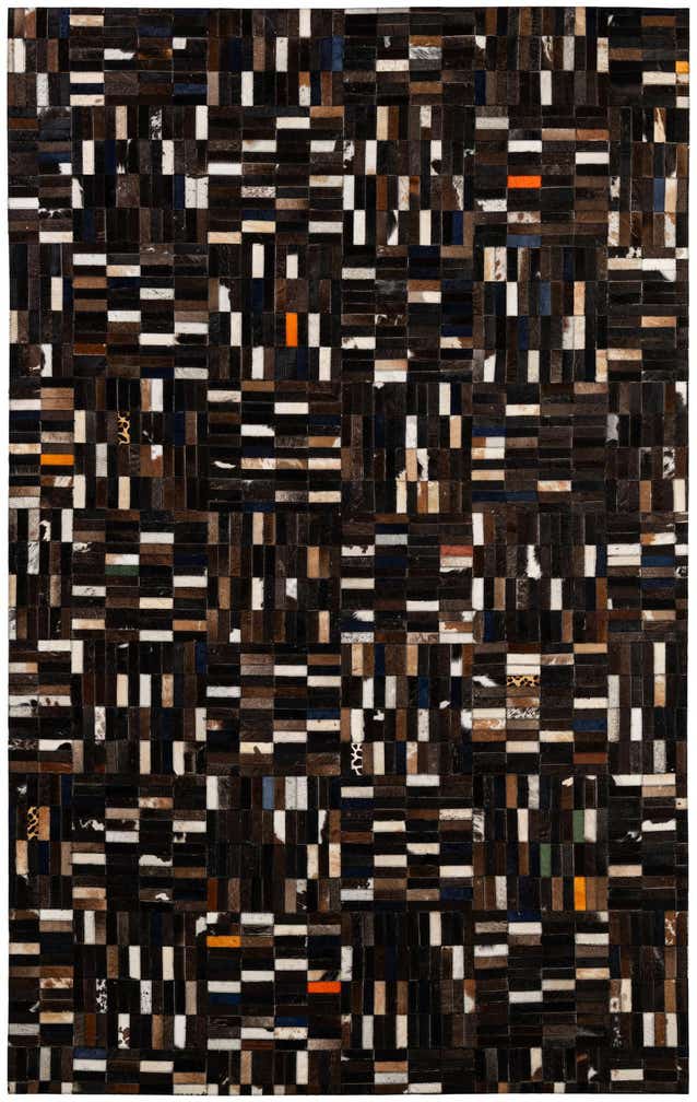 5' 1 x 8' Cowhide - Patchwork Rug