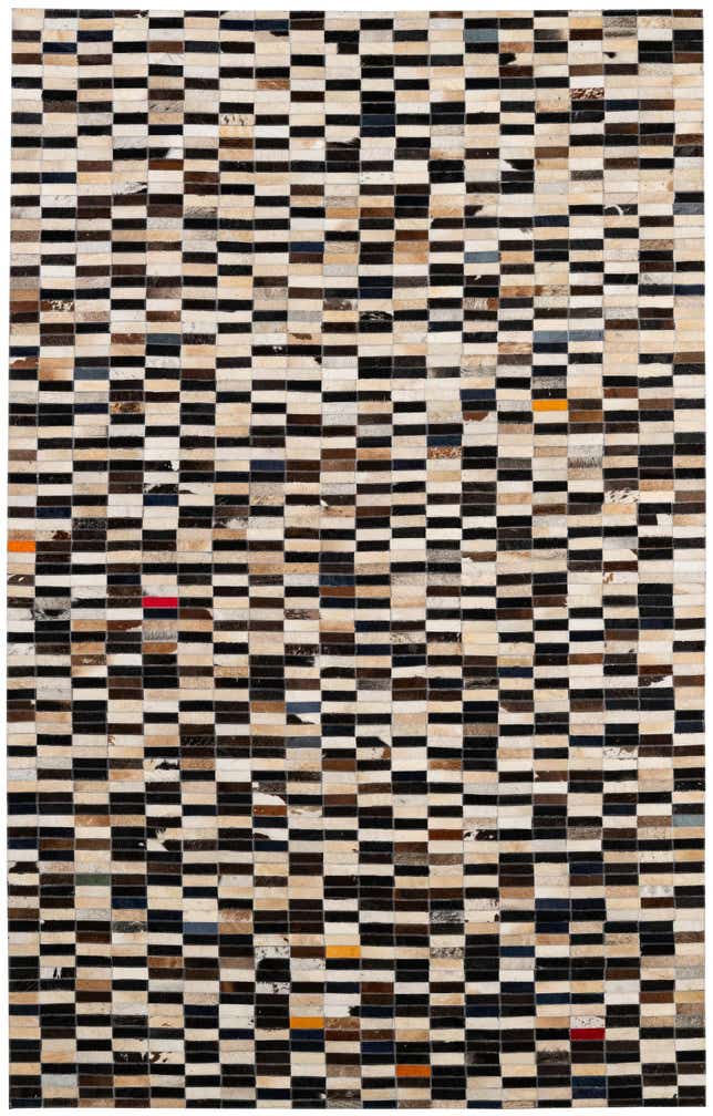4' 11 x 7' 11 Cowhide - Patchwork Rug