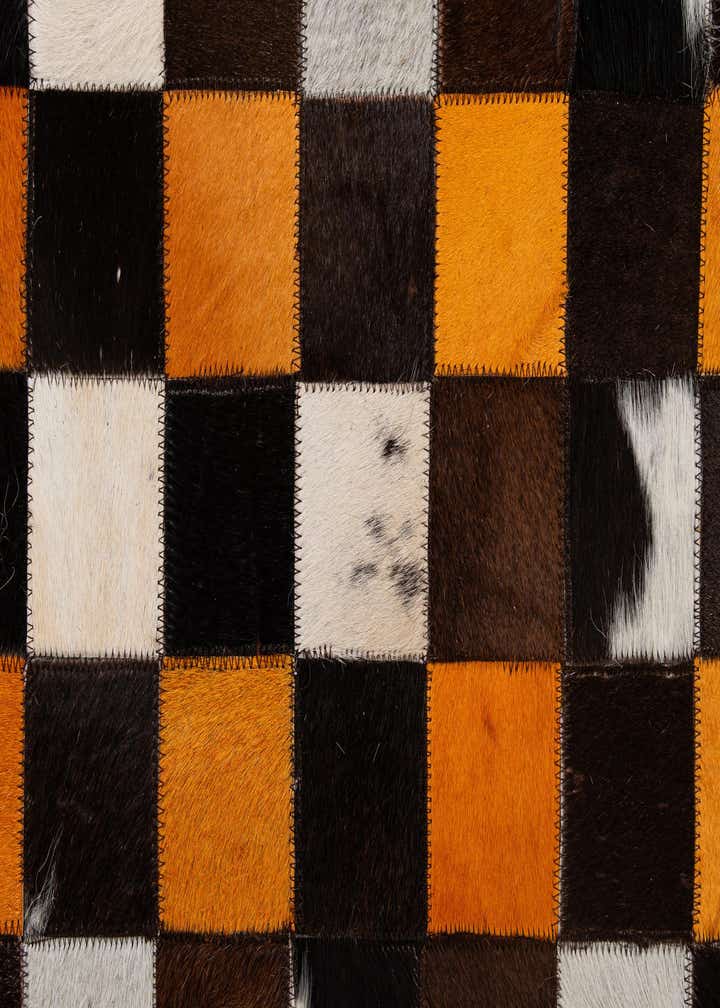 5' 2 x 8' Cowhide - Patchwork Rug