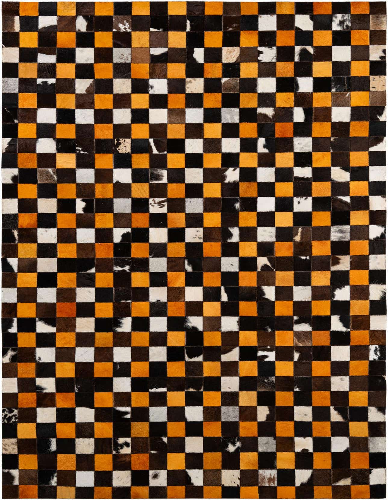 5' 2 x 8' Cowhide - Patchwork Rug