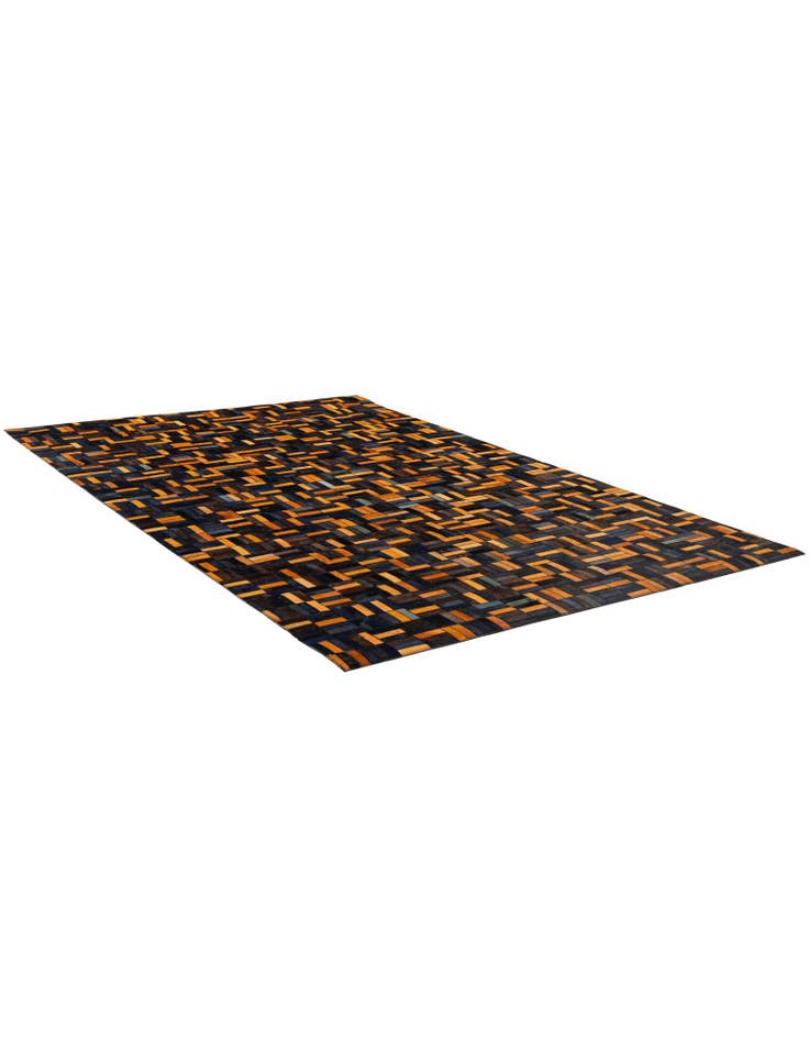 Detail image of 5' x 7' 11 Cowhide - Patchwork Rug