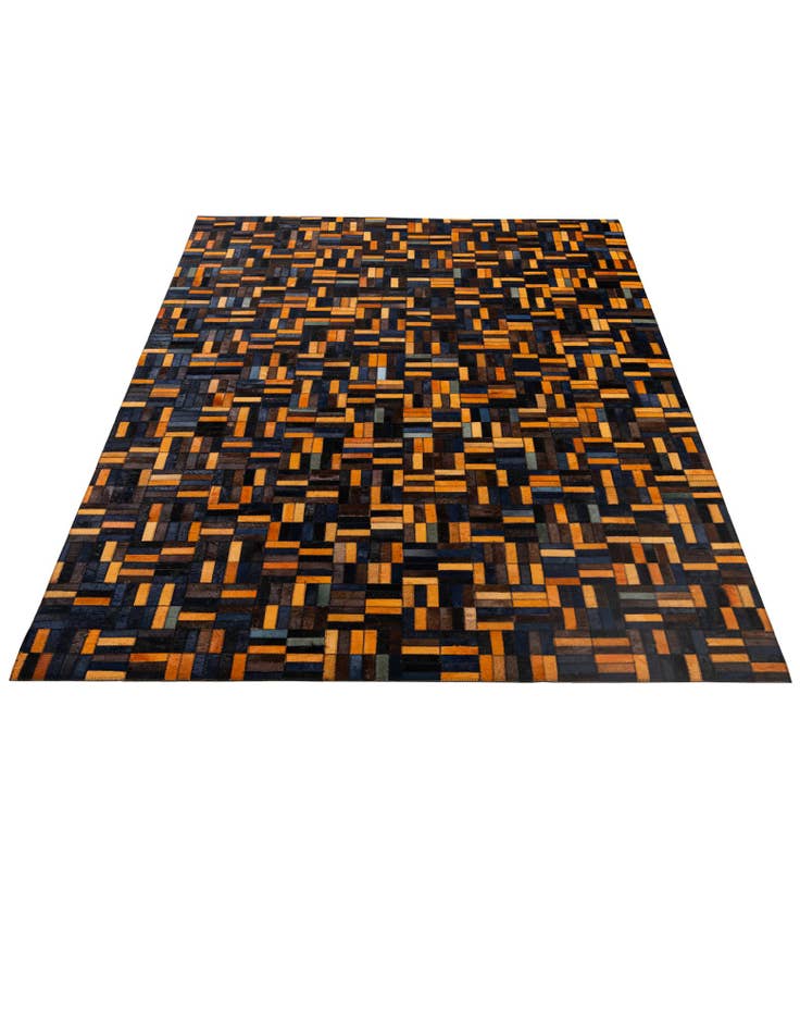 Detail image of 5' x 7' 11 Cowhide - Patchwork Rug