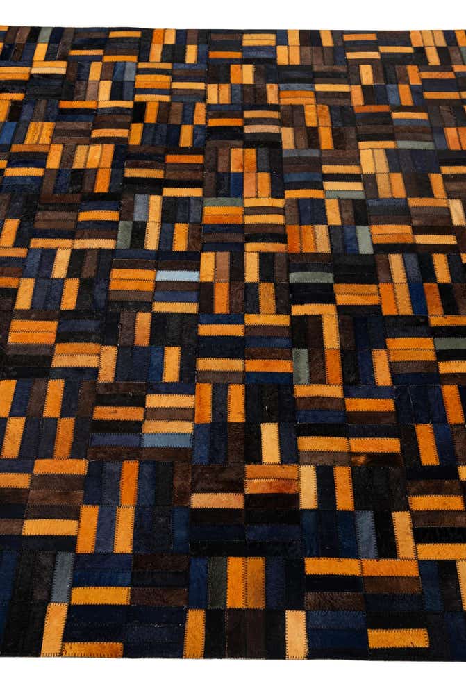 5' x 7' 11 Cowhide - Patchwork Rug