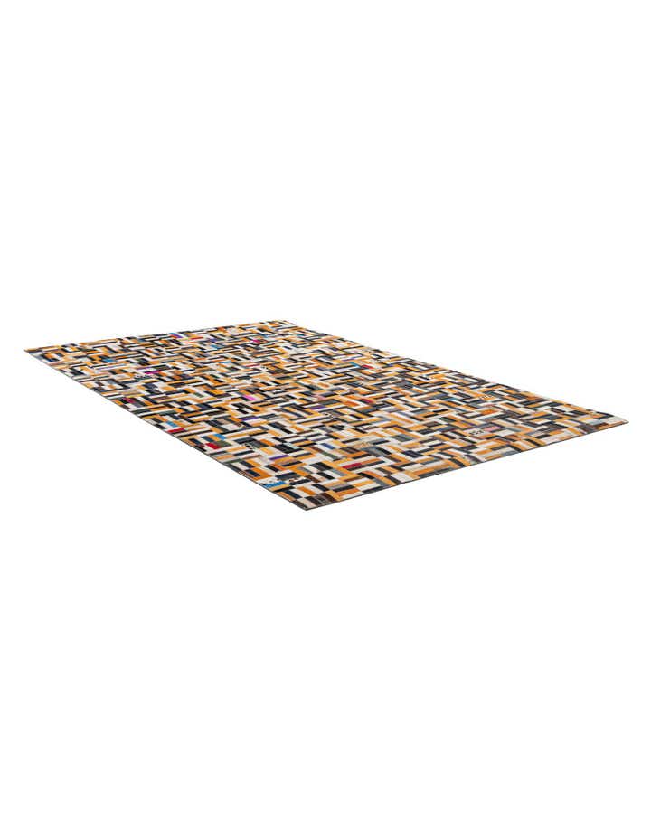 5' 1 x 8' Cowhide - Patchwork Rug