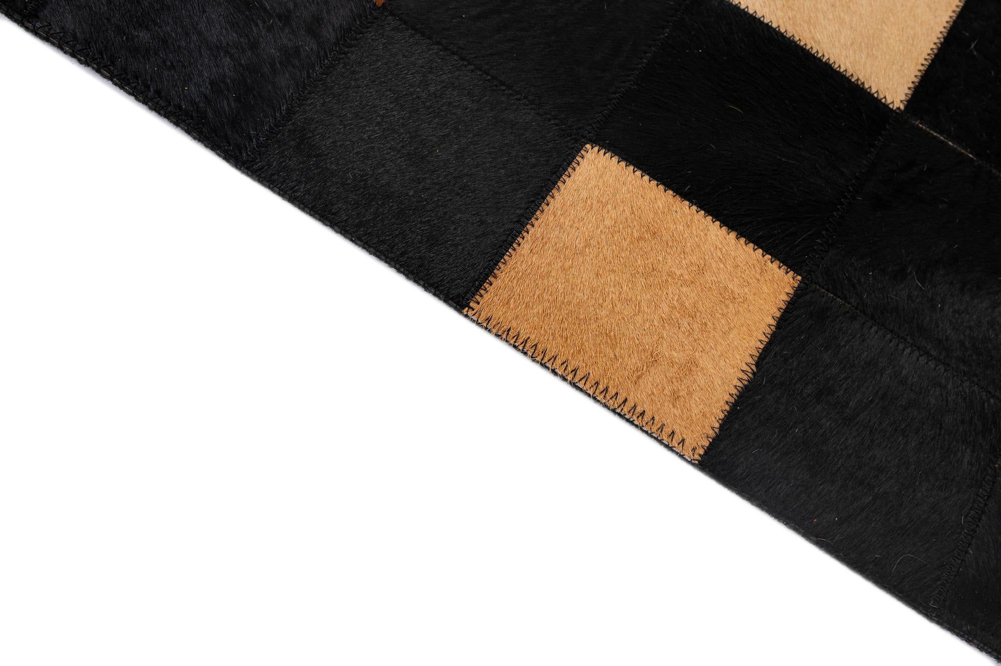 5' x 7' 10 Cowhide - Patchwork Rug
