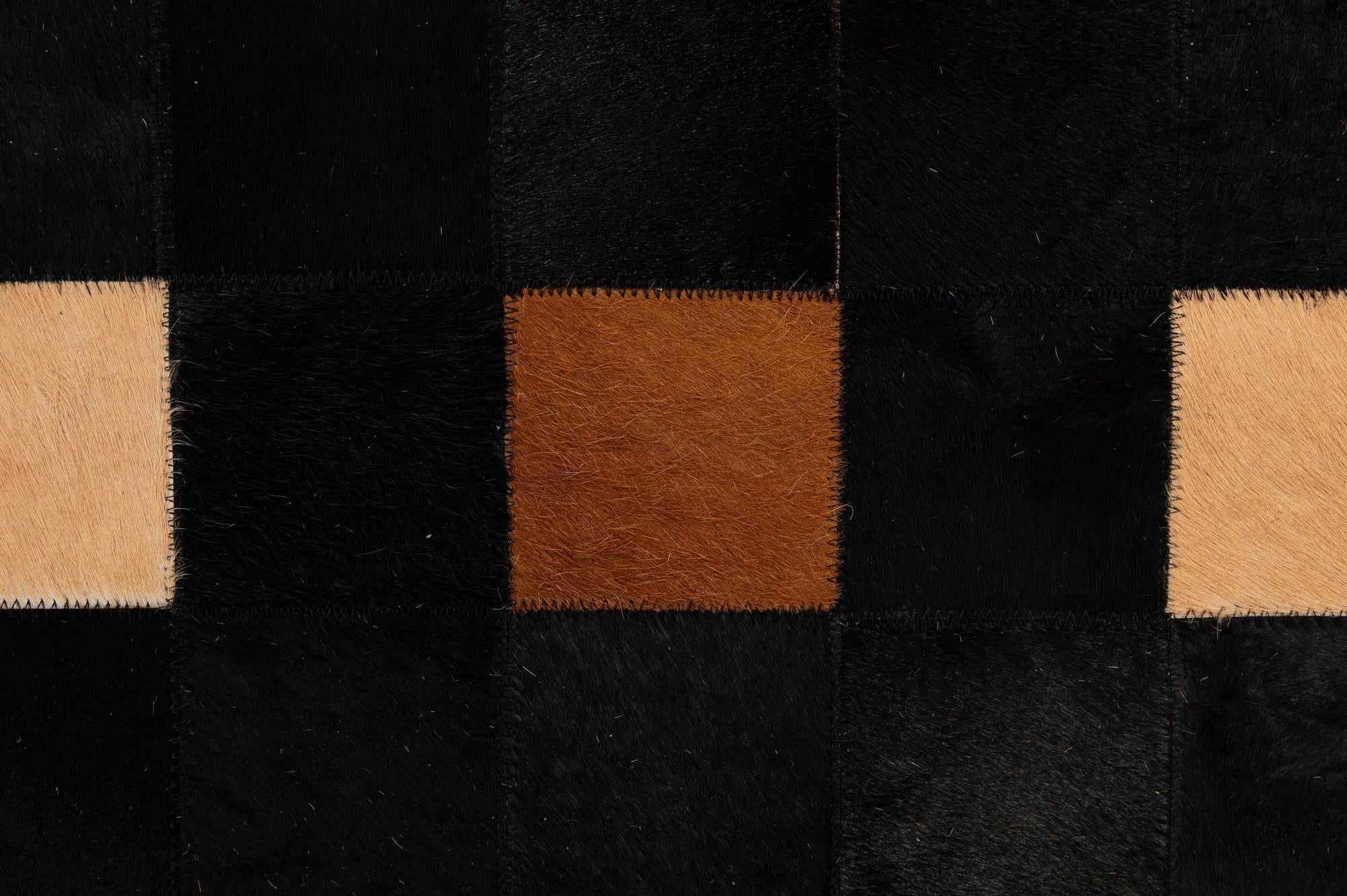 5' x 7' 10 Cowhide - Patchwork Rug